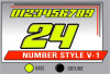 LAYERED NUMBER SET V-1